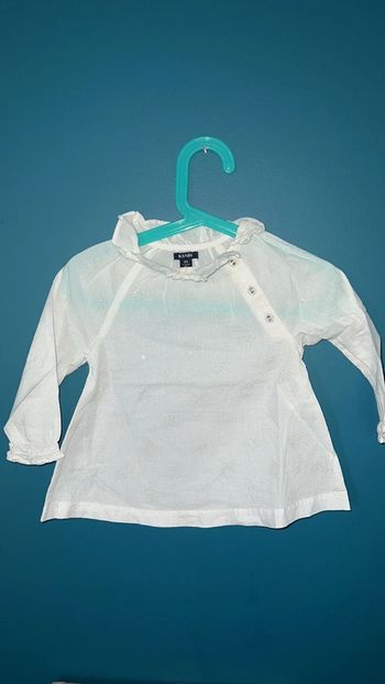 Chemisier Kiabi fille 18 mois neuf paillettes dorées