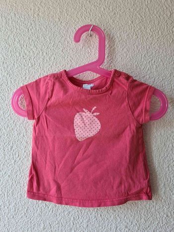 tee-shirt rose fraise Obaibi