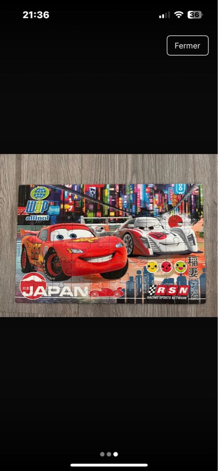Puzzle cars 2 Disney Pixar - photo numéro 3