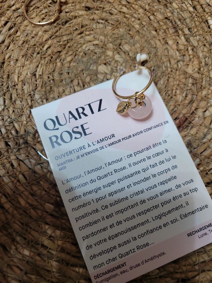 Clips petites pommes quartz rose - photo numéro 4