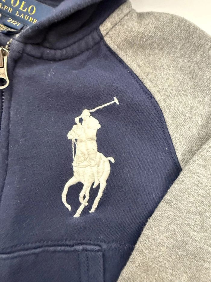 Sweat zippé Polo Ralph Lauren garçon 2 ans - photo numéro 3