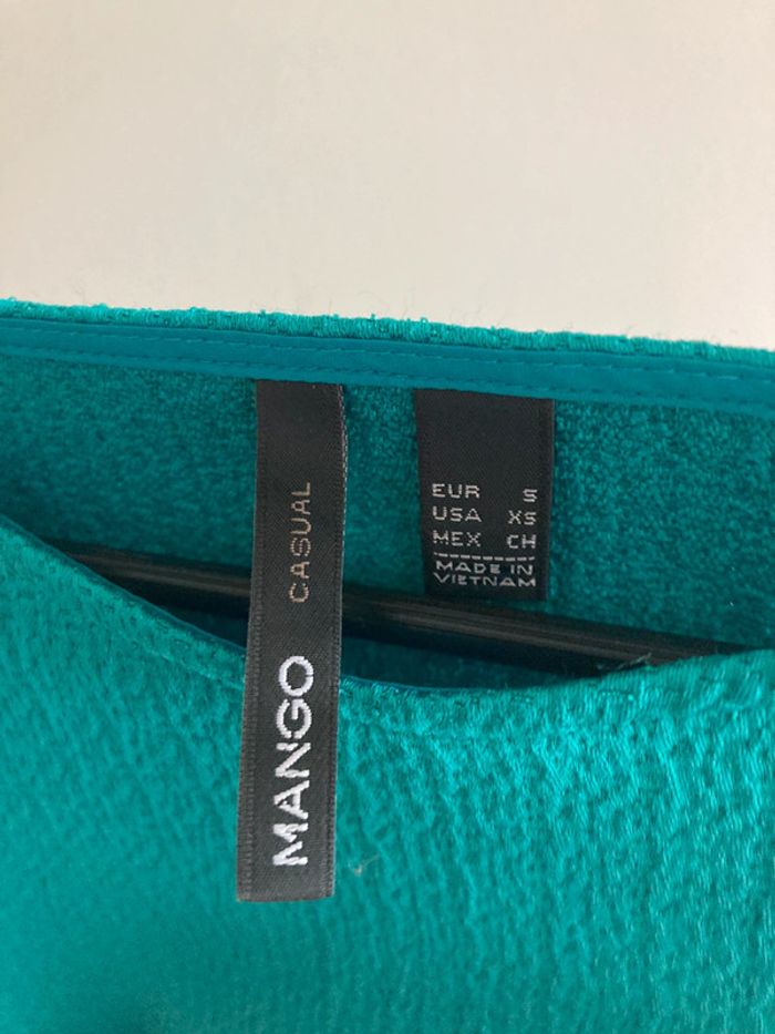 Robe bleue/verte mango - photo numéro 3