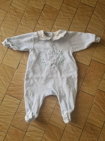 Pyjama bleu ciel / Taille 6 mois
