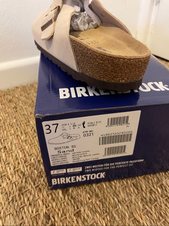 Birkenstock Boston taille 37 beige claire - photo numéro 9