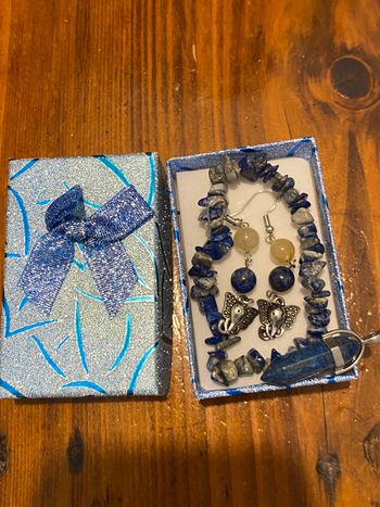 Coffret petite parure pierres minéraux