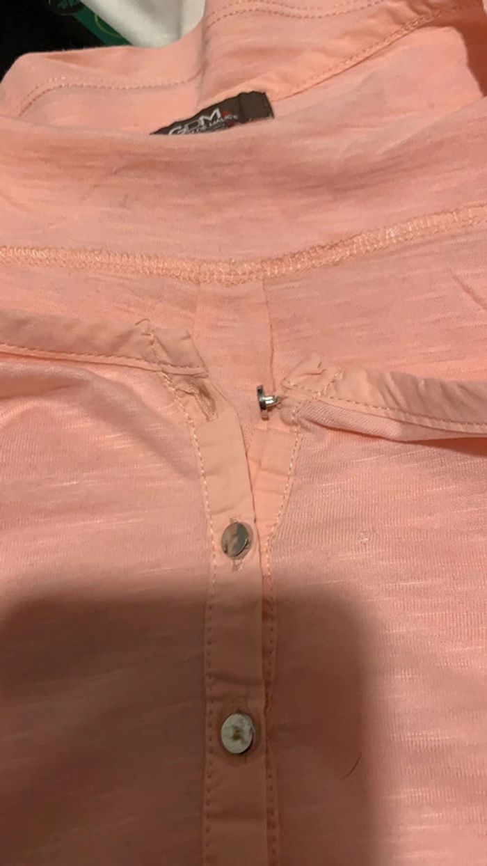 T-shirt léger rose bonbon - photo numéro 5