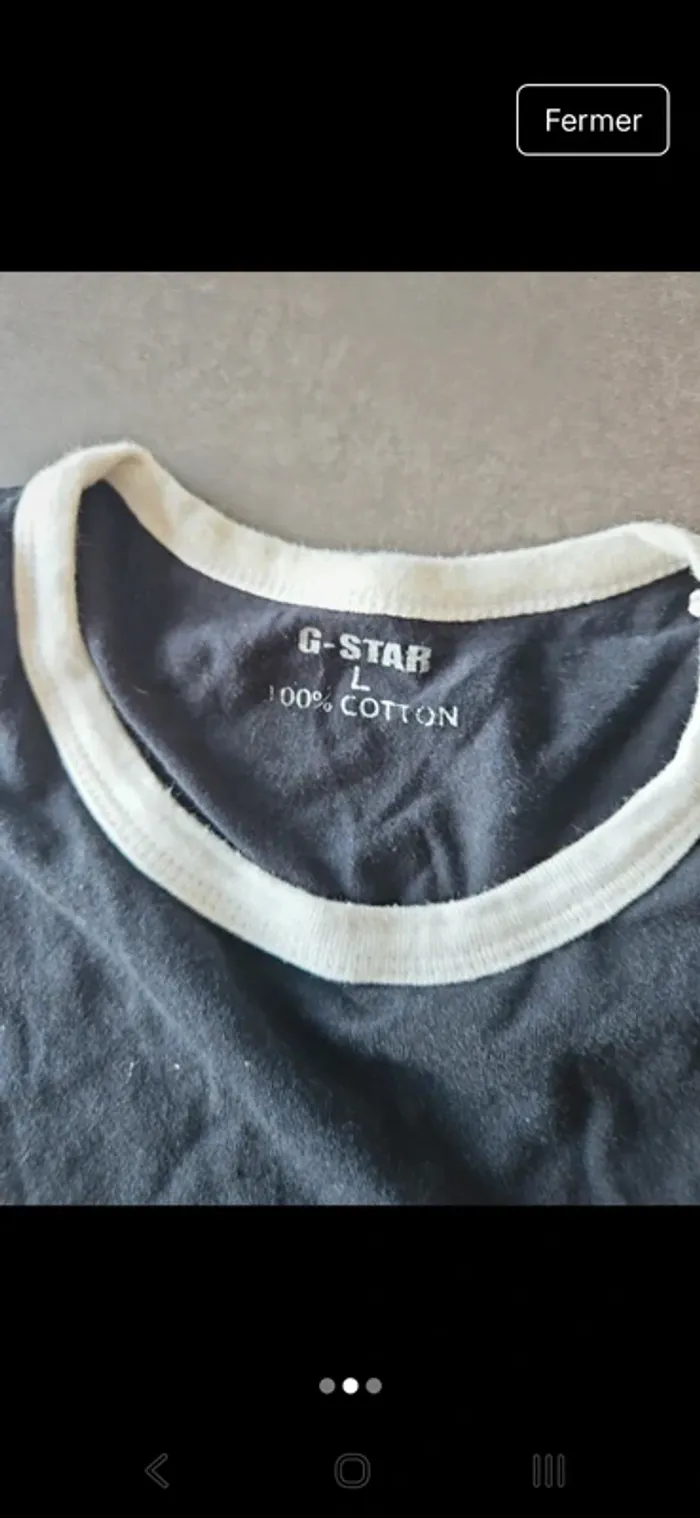 Tshirt g-star 100% coton - photo numéro 2