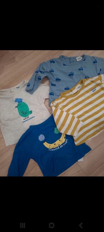 Lot 4 t-shirts ml