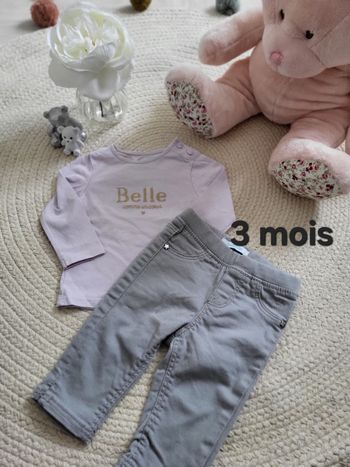 Ensemble bebe fille