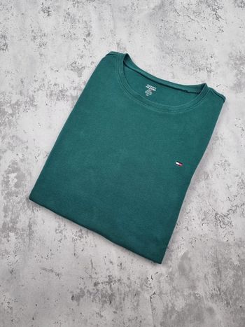 T-shirt Tommy Hilfiger vert sapin – Taille L Femme