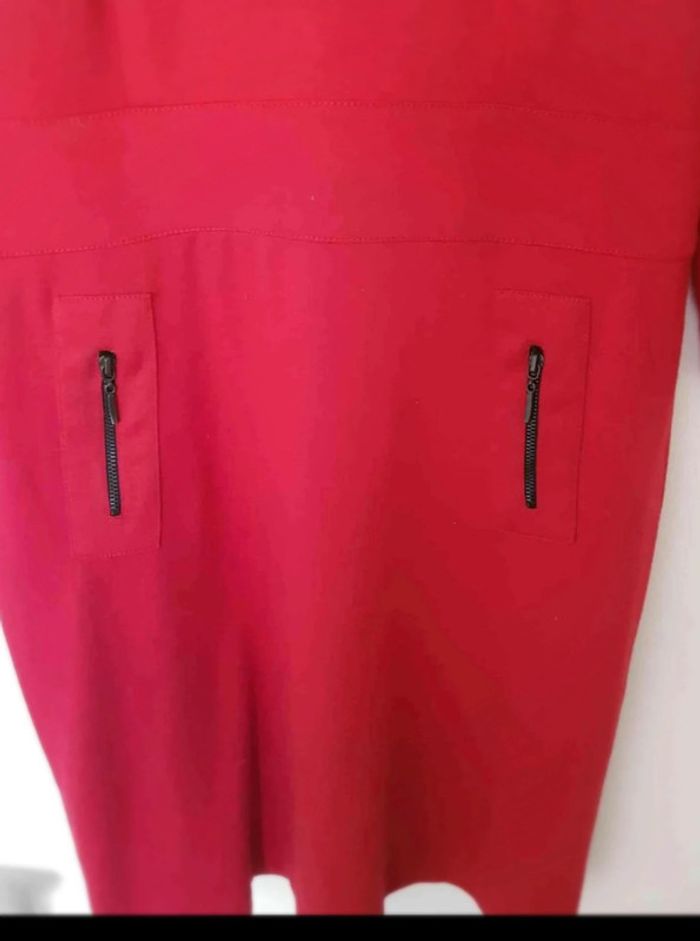 Robe chic  rouge  taille  38  40 - photo numéro 4
