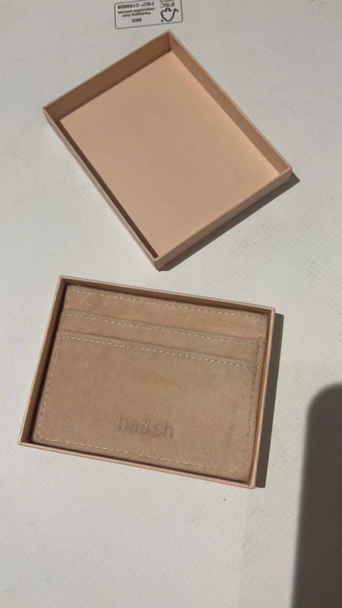 Porte carte rose ba&sh