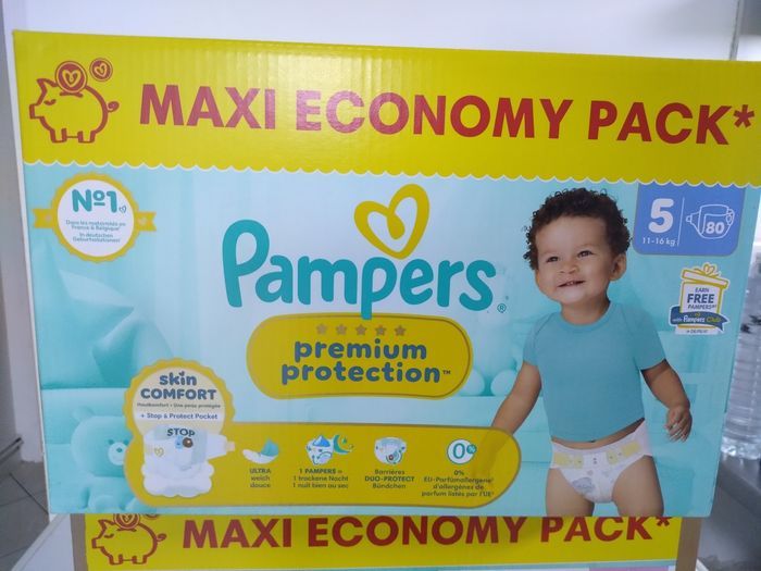 Couches Pampers premium 5