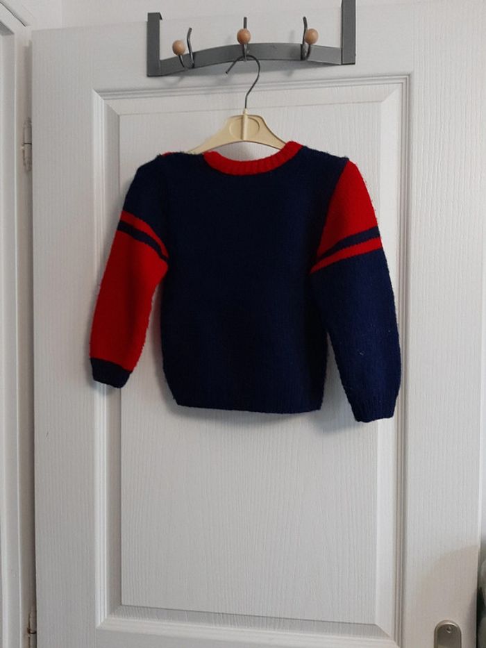 Pull en laine (boutonnière à l'épaule) - photo numéro 2