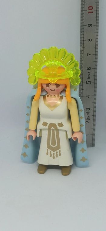 Femme bonne fée pays magique avec cape bleue playmobil