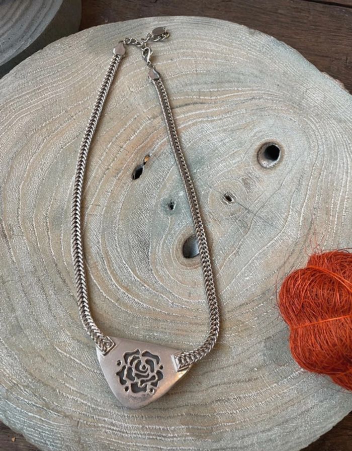 Collier femme pierre et argent - photo numéro 3