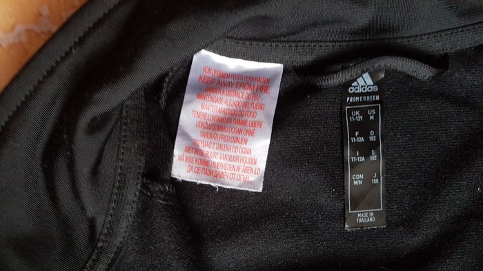 Veste de sport garçon 11-12 ans noir Adidas - photo numéro 3