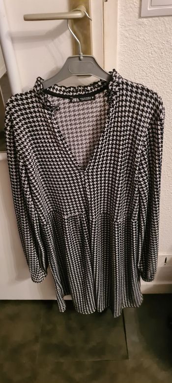 Robe zara motif vichy taille M