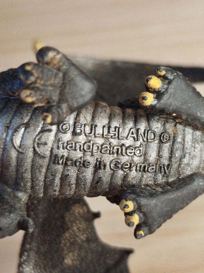 Bullyland Dragon noir argenté Figurine animal imaginaire - photo numéro 3