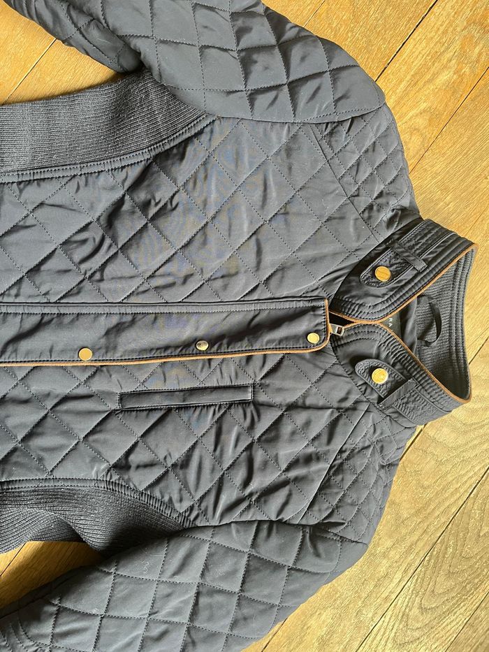 Veste matelassée marine Zara XS - photo numéro 4