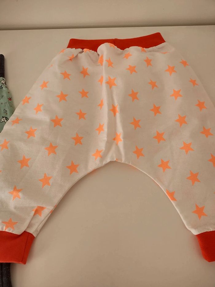 Sarouel étoiles en coton fin - photo numéro 3