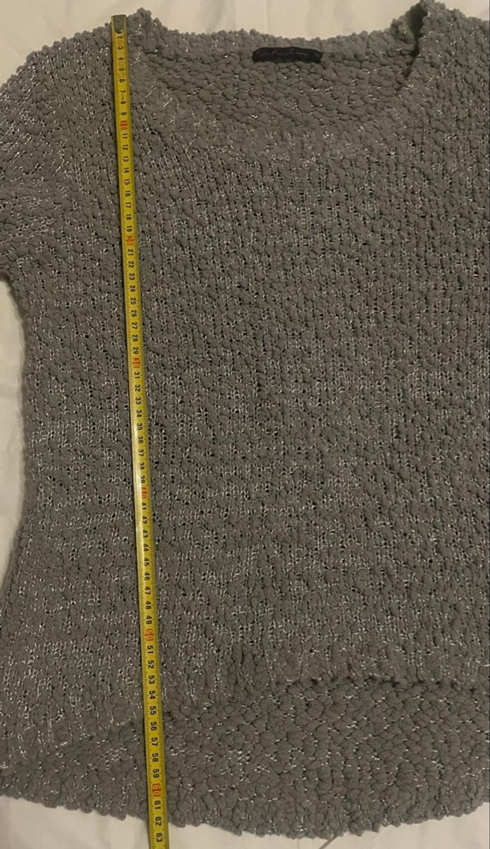 Pull »Fashion Private Company »gris et argenté - photo numéro 5