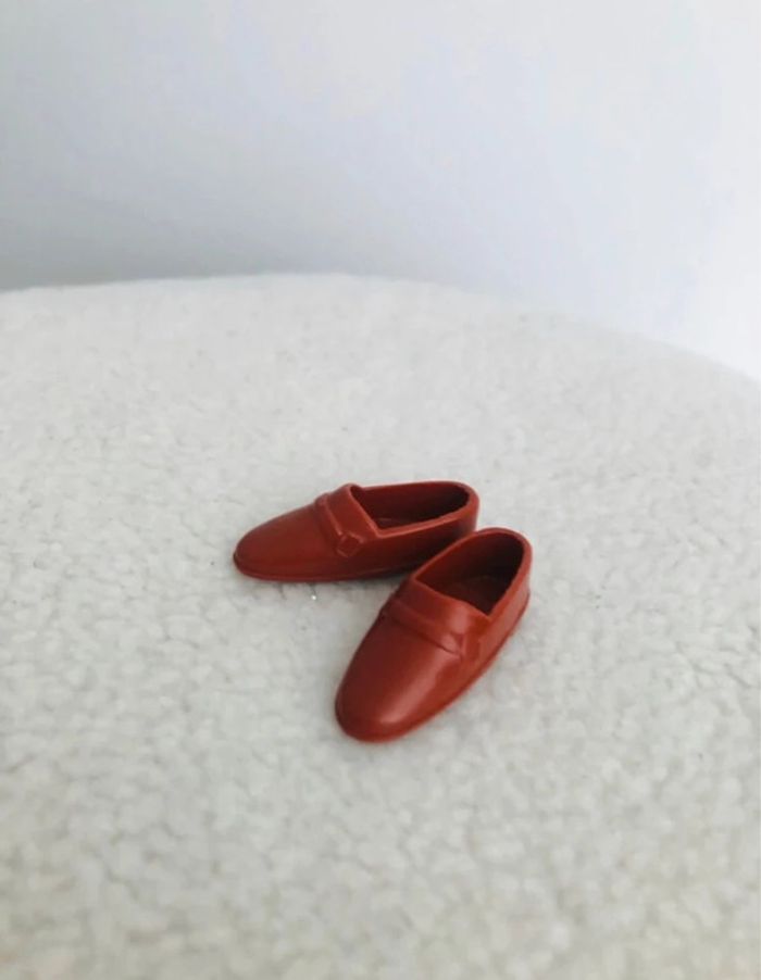 Paire de chaussures de marié homme Marron - photo numéro 6