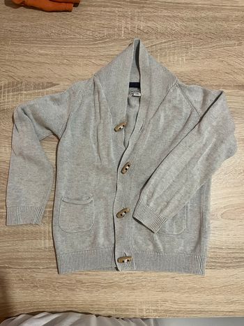 Gilet gris Pat et Ripaton