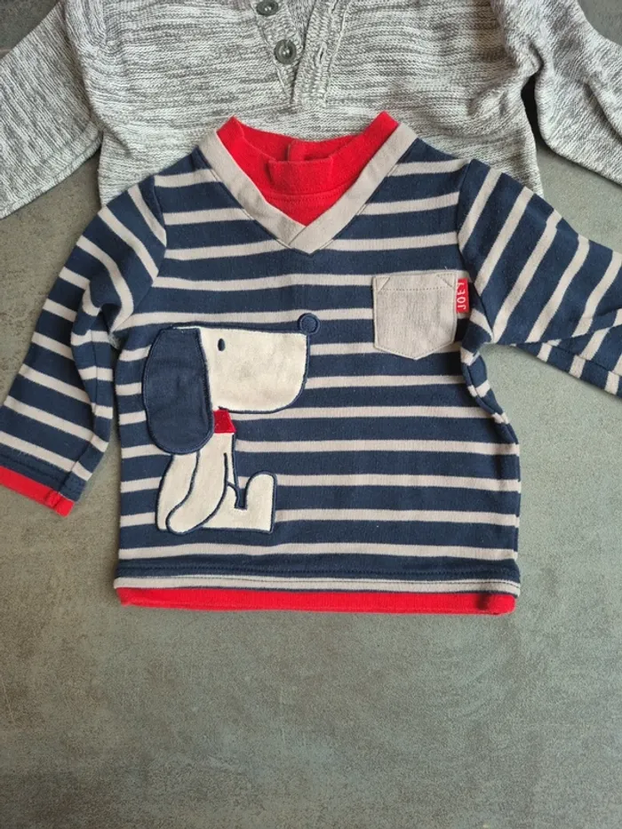 Lot de pulls et vestes 6 mois bébé garçon - photo numéro 10