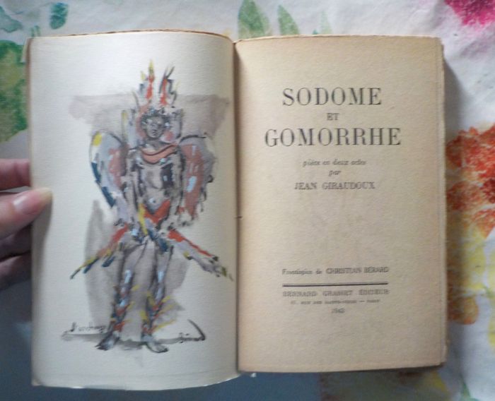 SODOME ET GOMORRHE de Jean GIRAUDOUX Ed. GRASSET 1943 - photo numéro 6