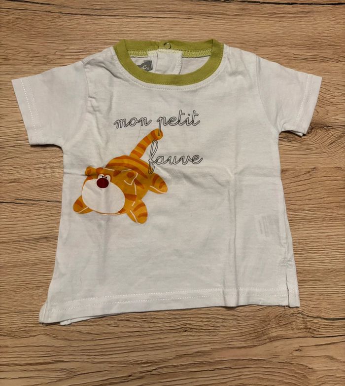 Lot 4 T-shirts et 2 polos manches courtes 3 mois - photo numéro 4