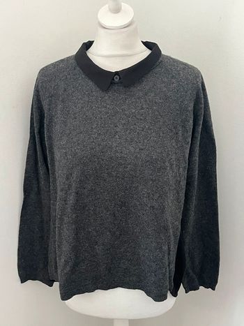 Pull bi matière col Claudine M