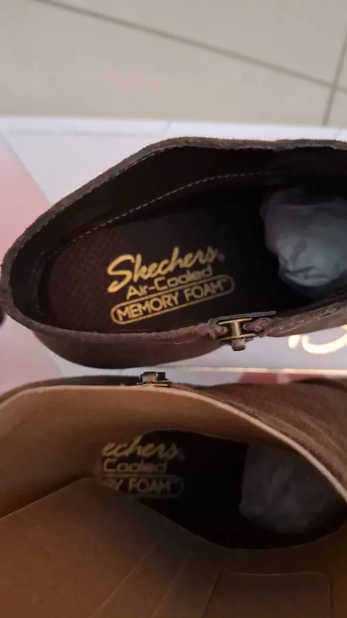 Très belles bottines 40 Skechers marron - photo numéro 4