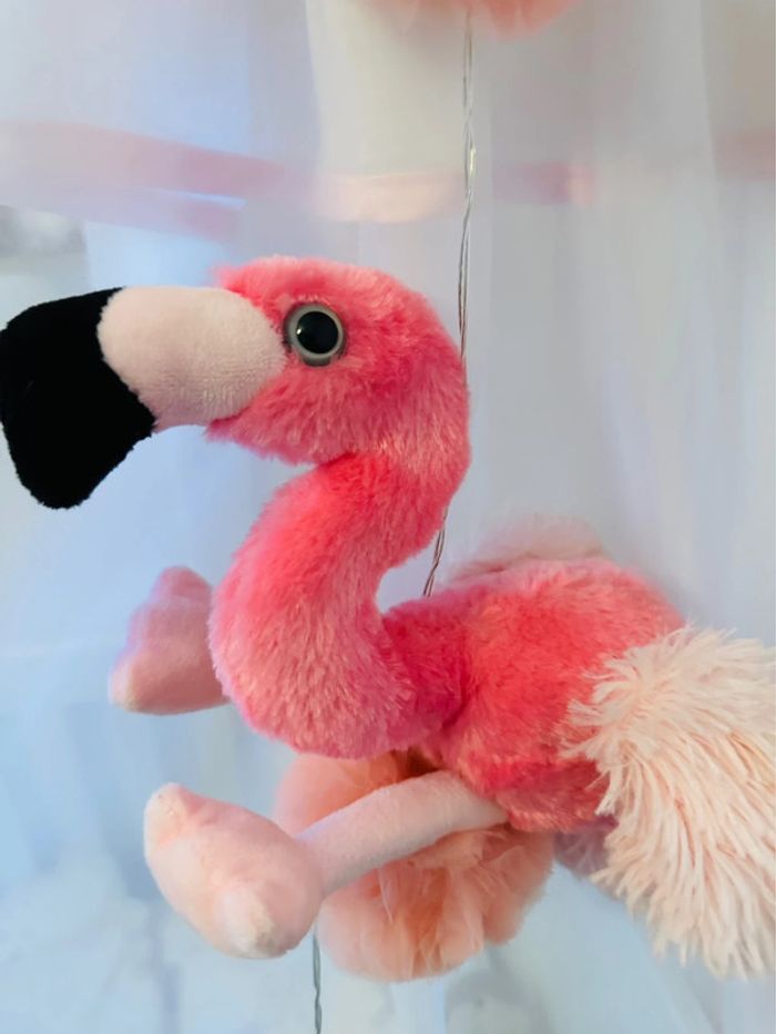 Peluche flamant rose - photo numéro 2