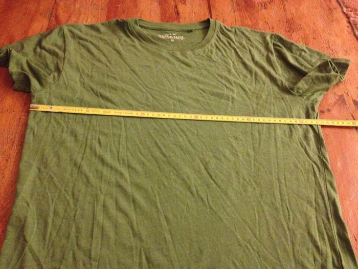 T shirt col rond ✧ vert ✧ manches courtes ✧ look masculin ✧ taille 38 ✧ zeeman - photo numéro 7
