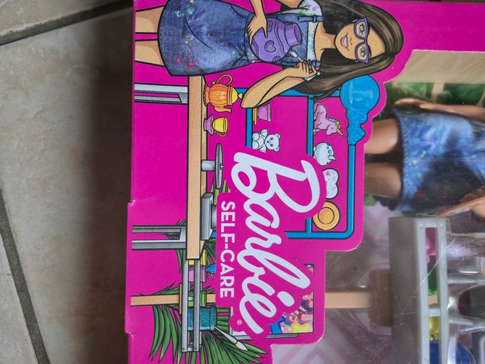 Coffret poupée Barbie artistique + accessoires poterie self care - photo numéro 4