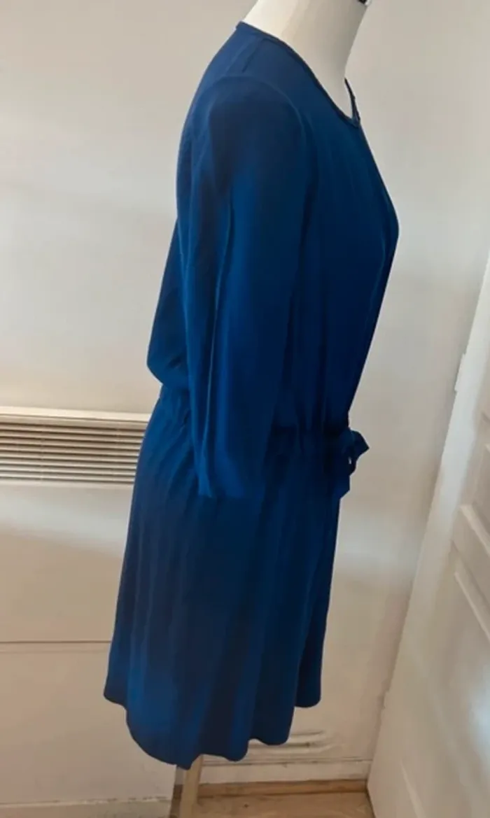 Comptoir des cotonniers Robe bleue Femme taille 42 - photo numéro 3