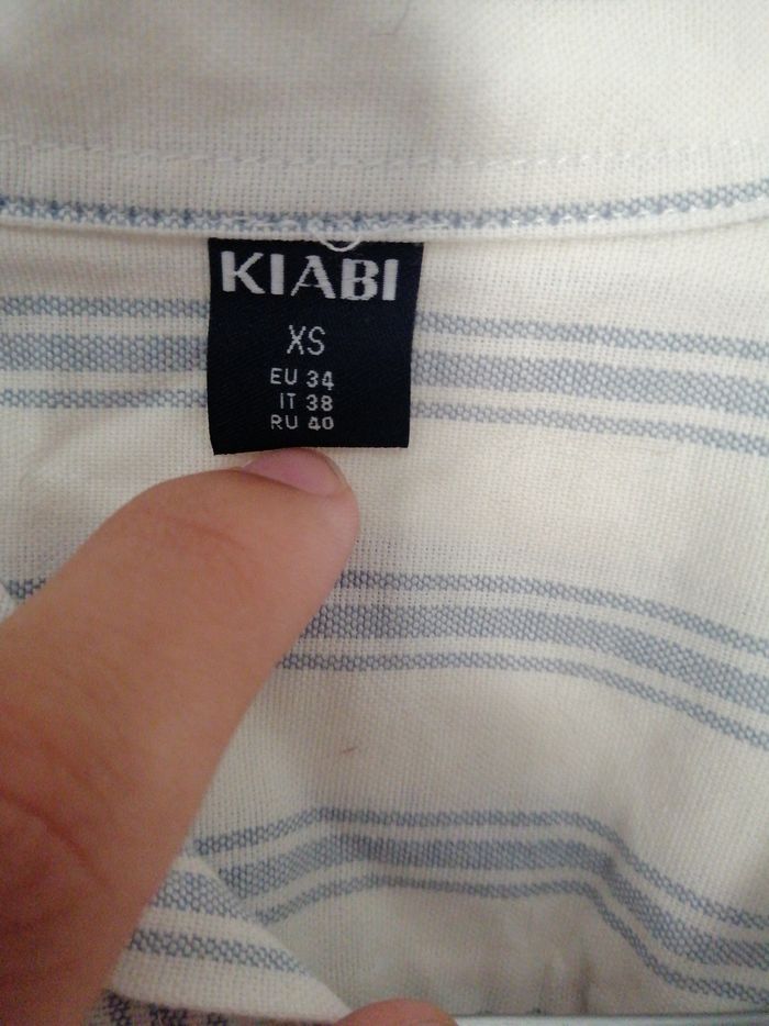 Chemise kiabi à rayure - photo numéro 2