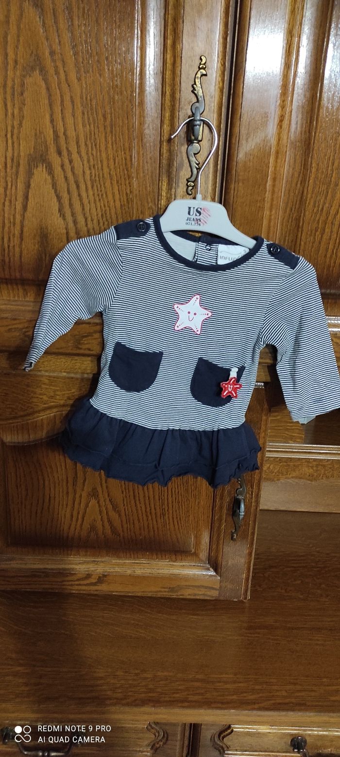 Tunique marinière influx 3 mois