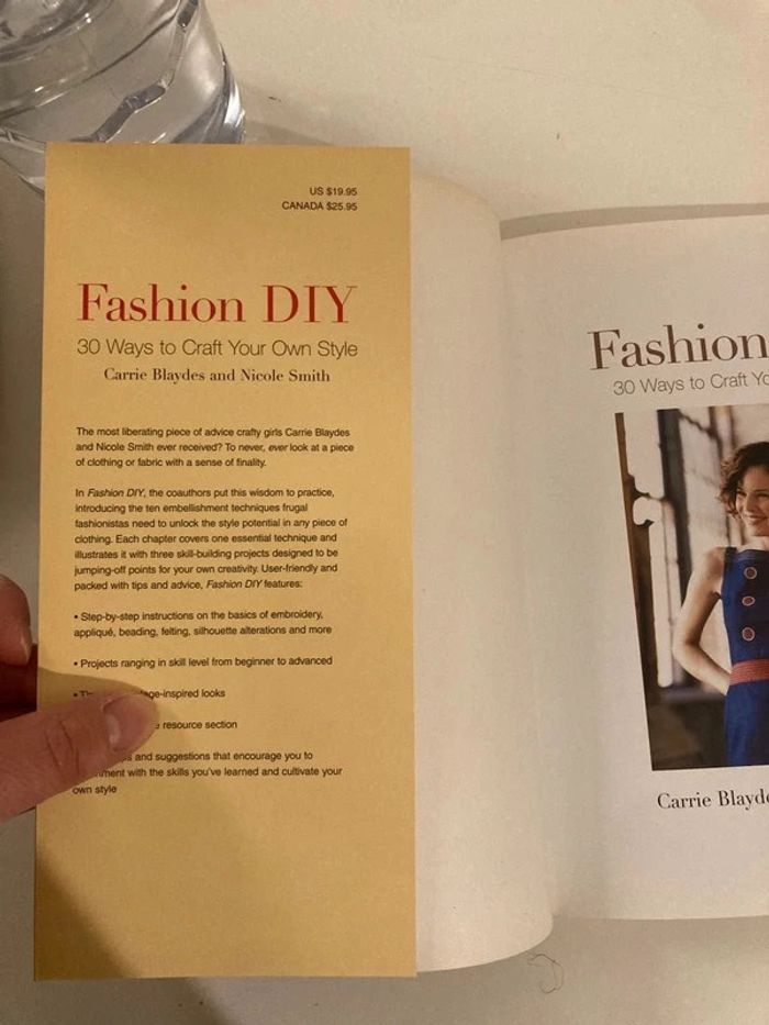 livre Fashion DIY - 30 Ways to Craft Your Own Style - photo numéro 2
