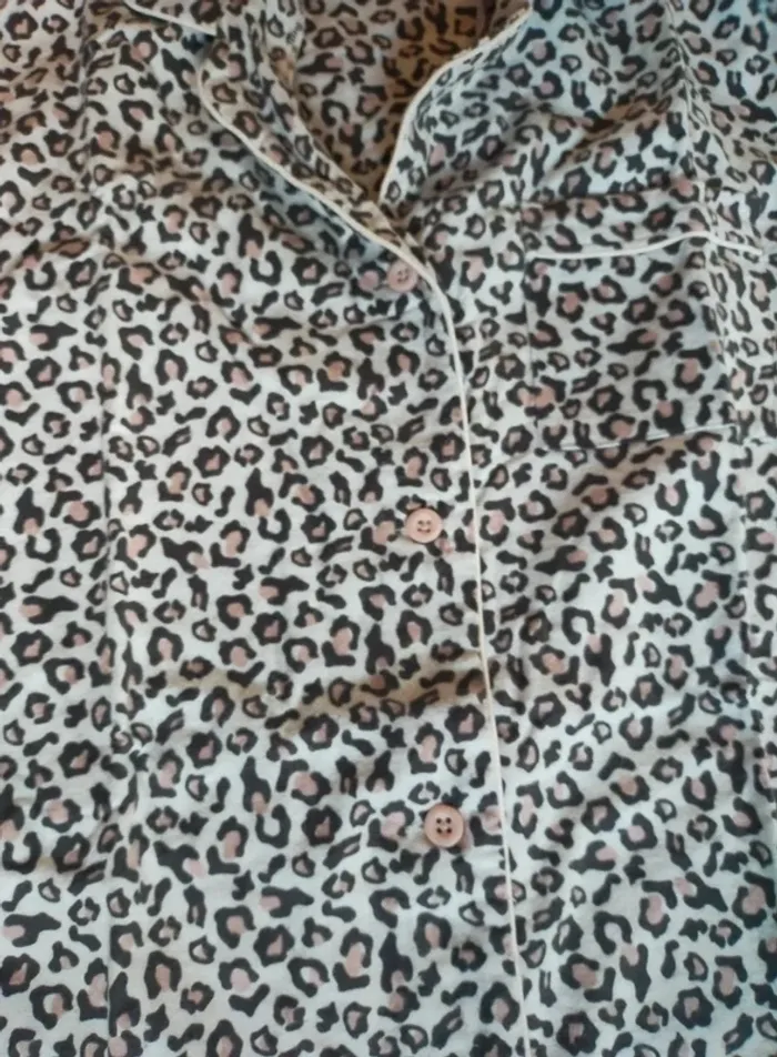 Chemise de nuit chaude léopard taille M - photo numéro 2