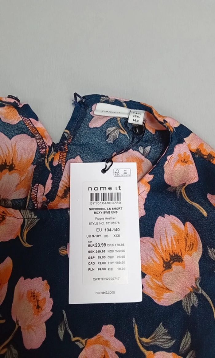 Blouse taille 9/10 ans marque Name it - photo numéro 3