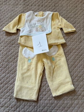 Pyjama 2 pièces / 1 mois / Wapi