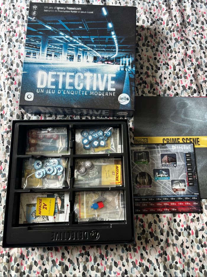 Jeu de société d’enquêtes criminelles Détective neuf - photo numéro 2