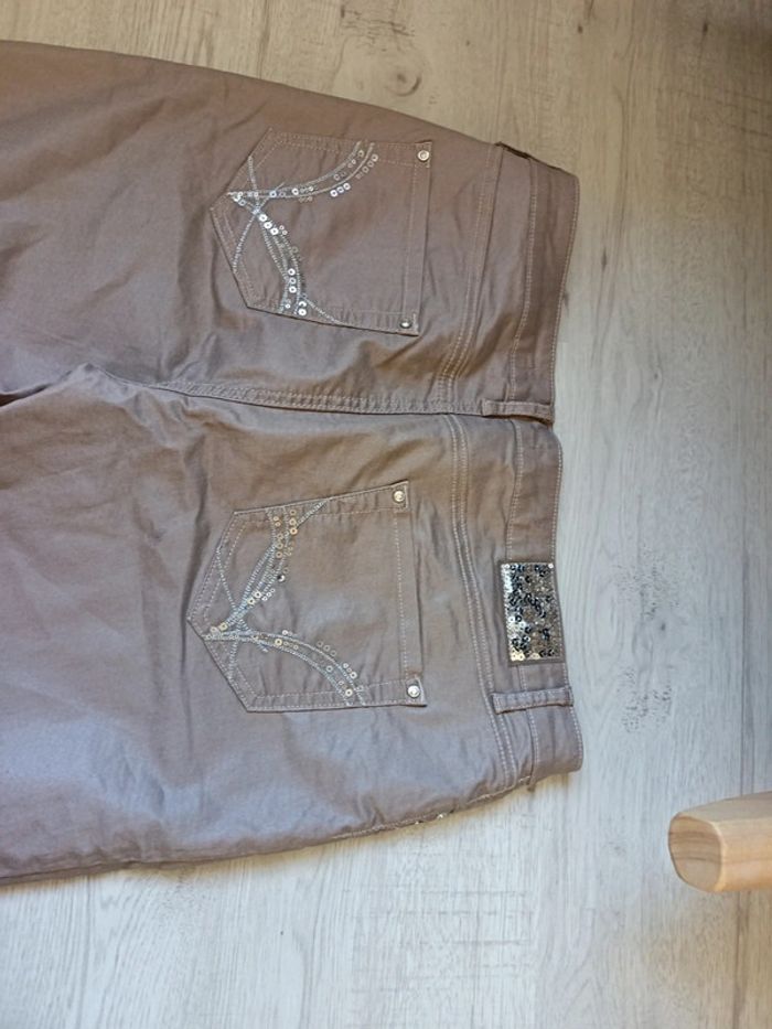 Pantalon taille XXL 44 très bon état sépia collection - photo numéro 8