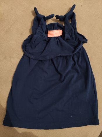 Robe bleue knot so Bad 6 mois