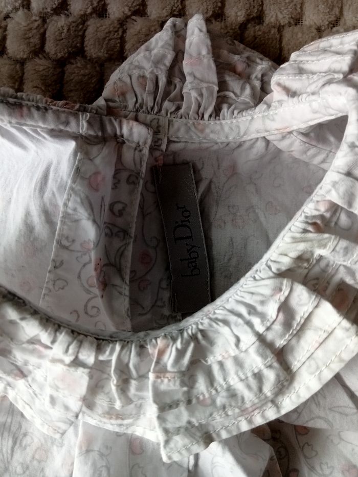 Blouse chemise  baby Dior 12 mois - photo numéro 3