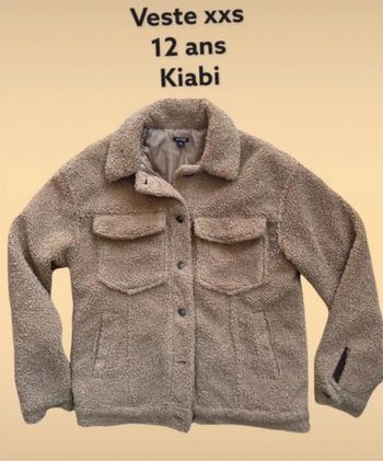 Veste moumoute 12 ans Kiabi