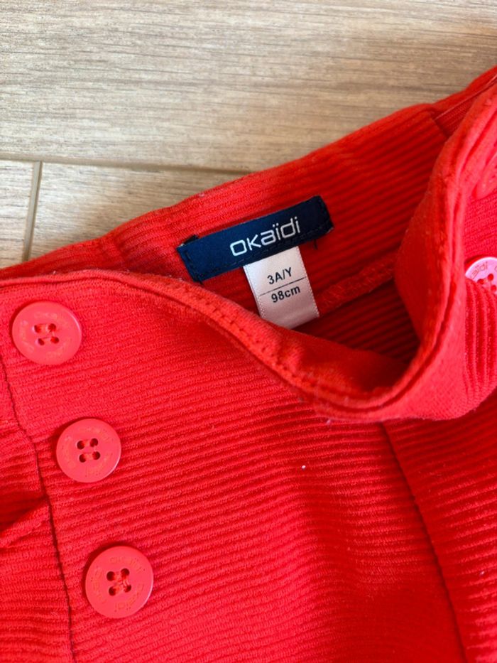 Short rouge okaidi - photo numéro 2