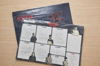 Planner semainier officiel stranger things